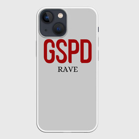 Чехол для iPhone 13 mini с принтом GSPD rave в Тюмени,  |  | gspd | music | rave | гспд | гспд.