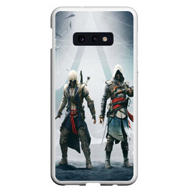 Чехол для Samsung S10E с принтом ASSASSIN`S CREED в Тюмени, Силикон | Область печати: задняя сторона чехла, без боковых панелей | black flag | brotherhood | chronicles | creed | game | origins | revelations | rogue | syndicate | unity | valhalla | альтаир | ассасин | игры | кинжал | пираты