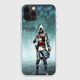 Чехол для iPhone 12 Pro Max с принтом ASSASSIN`S CREED BLACK FLAG в Тюмени, Силикон |  | Тематика изображения на принте: black flag | brotherhood | chronicles | creed | game | origins | revelations | rogue | syndicate | unity | valhalla | альтаир | ассасин | игры | кинжал | пираты