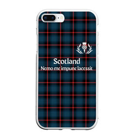 Чехол для iPhone 7Plus/8 Plus матовый с принтом Шотландия в Тюмени, Силикон | Область печати: задняя сторона чехла, без боковых панелей | england | scotland | англия | великобритания | волынка | девиз | килт | клан | клетка | королевство | шотландия | шотландка