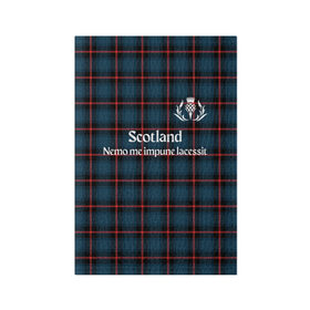 Обложка для паспорта матовая кожа с принтом Шотландия в Тюмени, натуральная матовая кожа | размер 19,3 х 13,7 см; прозрачные пластиковые крепления | england | scotland | англия | великобритания | волынка | девиз | килт | клан | клетка | королевство | шотландия | шотландка