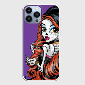 Чехол для iPhone 13 Pro Max с принтом Calavera skelita 22 в Тюмени,  |  | Тематика изображения на принте: девушка | маска | мексика | скелет