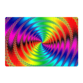 Магнитный плакат 3Х2 с принтом Цветной гипноз в Тюмени, Полимерный материал с магнитным слоем | 6 деталей размером 9*9 см | насыщенные цвета | радуга | спираль | цвет | цвета | яркие цвета | ярко