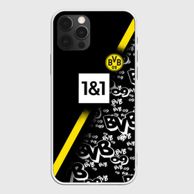 Чехол для iPhone 12 Pro Max с принтом Dortmund 2020 2021 ФОРМА в Тюмени, Силикон |  | 09 | borussia | borussia dortmund | bvb | bvb 09 | dortmund | fc | football club | sport | боруссия | дортмунд | спортивные | униформа | фирменые цвета | фк | футбольный клуб