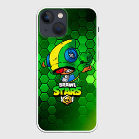 Чехол для iPhone 13 mini с принтом BRAWL STARS LEON   ЛЕОН в Тюмени,  |  | 8 bit | 8бит | brawl | cnfhc | crow | hfdk | leon | logo | sandy | skull | spike | stars | бравл | бравла | браво | игра | игры | икфцд | кроу | леон | лого | логотип | символ | спайк | старс | старса | сэнди | череп | ыефкы