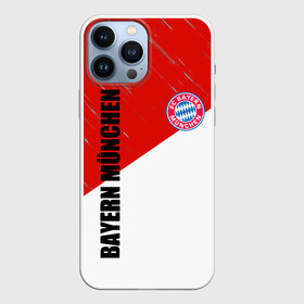 Чехол для iPhone 13 Pro Max с принтом Бавария в Тюмени,  |  | Тематика изображения на принте: bayern munich | lewandowski | бавария | баер мюнхен | германия | левандовски | футбол