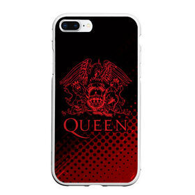 Чехол для iPhone 7Plus/8 Plus матовый с принтом Queen в Тюмени, Силикон | Область печати: задняя сторона чехла, без боковых панелей | bohemian | brian | freddie | john | mercury | must go on | queen | rhapsody | roger | taylor | the miracle | the show | богемская | рапсодия | роджер тейлор | фредди меркьюри