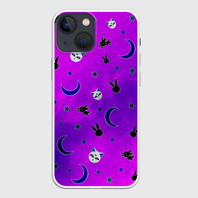 Чехол для iPhone 13 mini с принтом GOTHIC SAILOR MOON в Тюмени,  |  | Тематика изображения на принте: anime | japan | manga | sailor moon | аниме | девочка | девушка | луна | лунная призма | манга | сейлор мун | сэйлор мун | япония