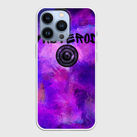 Чехол для iPhone 13 Pro с принтом YASTEROD full paint в Тюмени,  |  | eye | paint | purple | rinnegan | yasterod | глаз | краска | риннеган | фиолетовый