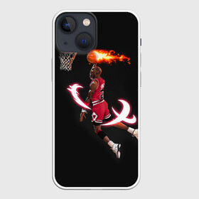 Чехол для iPhone 13 mini с принтом MICHAEL JORDAN в Тюмени,  |  | jordan | michael | michael jordan | nba | баскетбол | баскетболист | джордан | защитник | майкл | майкл джордан | нба