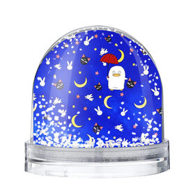 Снежный шар с принтом GINTAMA в Тюмени, Пластик | Изображение внутри шара печатается на глянцевой фотобумаге с двух сторон | anime | gintama | manga | аниме | гинтама | манга | пингвин