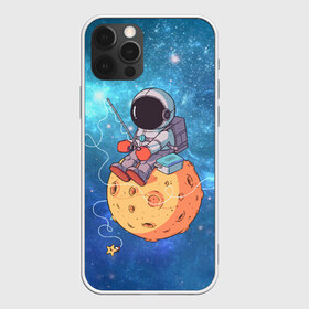 Чехол для iPhone 12 Pro Max с принтом Космонавт в Тюмени, Силикон |  | art | astronaut | cosmonaut | fishing | fishing rod | man | planet | space | stars | арт | астронавт | звезды | космонавт | космос | планета | рыбалка | удочка | человек