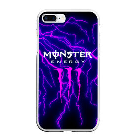 Чехол для iPhone 7Plus/8 Plus матовый с принтом MONSTER ENERGY в Тюмени, Силикон | Область печати: задняя сторона чехла, без боковых панелей | energy | monster energy | кофеин | монстр | монстр энерджи | напиток | таурин | энергетик | энергетический напиток