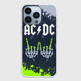 Чехол для iPhone 13 Pro с принтом AC DС в Тюмени,  |  | Тематика изображения на принте: ac dc | acdc | back to black | highway to hell | logo | music | rock | айси | айсидиси | диси | лого | логотип | молния | музыка | рок | символ | символика | символы | эйси | эйсидиси