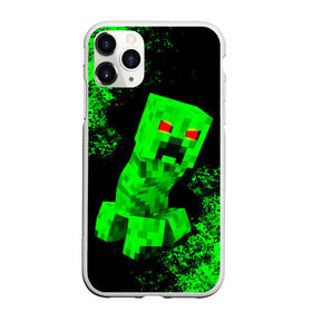 Чехол для iPhone 11 Pro Max матовый с принтом MINECRAFT CREEPER в Тюмени, Силикон |  | Тематика изображения на принте: creeper | game | minecraft | блоки | игра | квадраты | компьютерная | крипер | криппер | майнкрафт | огонь