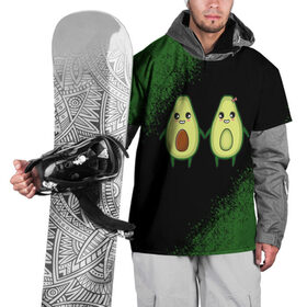 Накидка на куртку 3D с принтом Авокадо в Тюмени, 100% полиэстер |  | Тематика изображения на принте: авокадо | веган | еда блогеров | мемы | минимализм | прикольные картинки | прикольные надписи | растение | смешное авокадо | фрукт