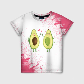 Детская футболка 3D с принтом Авокадо в Тюмени, 100% гипоаллергенный полиэфир | прямой крой, круглый вырез горловины, длина до линии бедер, чуть спущенное плечо, ткань немного тянется | Тематика изображения на принте: авокадо | веган | еда блогеров | мемы | минимализм | прикольные картинки | прикольные надписи | растение | смешное авокадо | фрукт