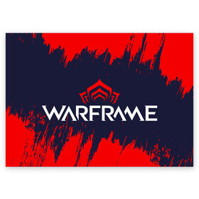 Поздравительная открытка с принтом WARFRAME / ВАРФРЕЙМ в Тюмени, 100% бумага | плотность бумаги 280 г/м2, матовая, на обратной стороне линовка и место для марки
 | frame | game | games | logo | prime | war | warframe | вар | варфрейм | игра | игры | кува | лого | логотип | логотипы | прайм | символ | символы | фрейм