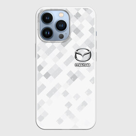 Чехол для iPhone 13 Pro с принтом MAZDA в Тюмени,  |  | mazda | авто | автомобиль | логотип | мазда | марка | машина | надпись | текстура