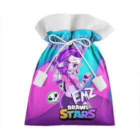 Подарочный 3D мешок с принтом Emz Brawl stars ЭМЗ в Тюмени, 100% полиэстер | Размер: 29*39 см | brawl | brawl stars | brawlstars | brawl_stars | emz | jessie | амз | бравл | бравлстарс | эма | эмз
