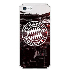 Чехол для iPhone 5/5S матовый с принтом FC BAYERN MUNCHEN в Тюмени, Силикон | Область печати: задняя сторона чехла, без боковых панелей | bayer | bayern | munchen | бавария | баер | баерн | байер | байерн | клуб | мюллер | мюнхен | нойер | фк байер | футбольный
