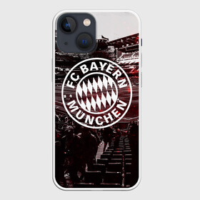 Чехол для iPhone 13 mini с принтом FC BAYERN MUNCHEN в Тюмени,  |  | bayer | bayern | munchen | бавария | баер | баерн | байер | байерн | клуб | мюллер | мюнхен | нойер | фк байер | футбольный