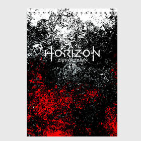 Скетчбук с принтом Horizon Zero Dawn в Тюмени, 100% бумага
 | 48 листов, плотность листов — 100 г/м2, плотность картонной обложки — 250 г/м2. Листы скреплены сверху удобной пружинной спиралью | aloy | antasy girl | art | artwork | digital art | fantasy | horizon | horizon: zero dawn | landscape | tallneck | warrior fantasy | weapon | zero dawn