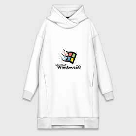 Платье-худи хлопок с принтом Windows 98 в Тюмени,  |  | microsoft | windows | windows98 | виндовс | майкрософт