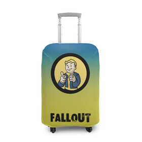 Чехол для чемодана 3D с принтом Fallout/Фоллаут в Тюмени, 86% полиэфир, 14% спандекс | двустороннее нанесение принта, прорези для ручек и колес | boy | fallout | new vegas | nuka cola | апокалипсис | бандиты | вегас | война | градиент | девочкам | детям | игра | логотипы игр | мальчикам | оружие | парни | пистолеты | подростковые | постапокалипсис | убежище