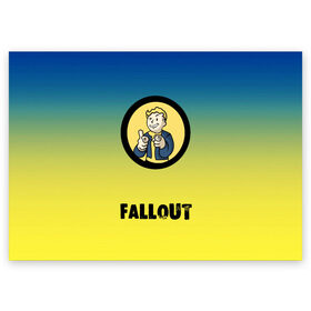 Поздравительная открытка с принтом Fallout/Фоллаут в Тюмени, 100% бумага | плотность бумаги 280 г/м2, матовая, на обратной стороне линовка и место для марки
 | boy | fallout | new vegas | nuka cola | апокалипсис | бандиты | вегас | война | градиент | девочкам | детям | игра | логотипы игр | мальчикам | оружие | парни | пистолеты | подростковые | постапокалипсис | убежище