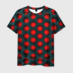 Мужская футболка 3D с принтом Кошмар Трипофоба в Тюмени, 100% полиэфир | прямой крой, круглый вырез горловины, длина до линии бедер | абстракция | геометрия | карбон | кластерные отверстия | кластеры | отверстия | соты | текстура | трипофоб | трипофобия