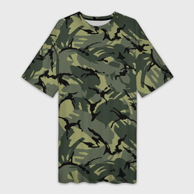 Платье-футболка 3D с принтом Камуфляж в Тюмени,  |  | амуниция | армия | болотный | военная | камуфляж | лесной | маскировка | охота | разведка | рыбалка | спецназ | страйкбол | тайга | форма | хаки