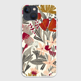 Чехол для iPhone 13 с принтом Полевые цветы в Тюмени,  |  | Тематика изображения на принте: весна | дерево | колокольчик | листья | мак | природа | розы | цветок | цветы