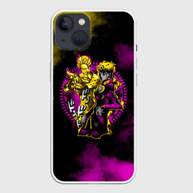 Чехол для iPhone 13 с принтом JoJo Bizarre Adventure в Тюмени,  |  | anime | jojo | jojo’s bizarre adventure | аниме | анимэ | биззаре адвенчер | джо | джо джо | джоджо | джонатан джостар | дзёсукэ хигасиката | дзётаро кудзё | жожо | игги | кира | лого | манга | невероятные приключения