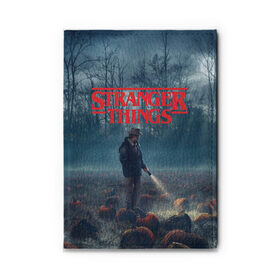 Обложка для автодокументов с принтом Stranger Things в Тюмени, натуральная кожа |  размер 19,9*13 см; внутри 4 больших “конверта” для документов и один маленький отдел — туда идеально встанут права | 11 | demogorgon | dustin | eleven | jim hopper | lucas | mike | nancy | netflix | steve | will | билли | дастин | демогоргон | джойс | джонатан | дина | загадочные события | лукас | майк | макс | нетфликс | нэнси | оди | одиннадцать