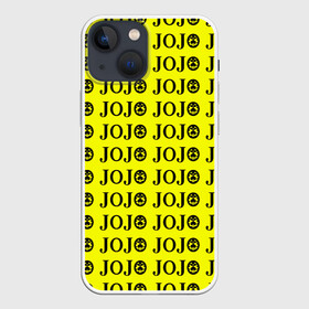 Чехол для iPhone 13 mini с принтом JoJo Bizarre Adventure в Тюмени,  |  | anime | jojo | jojo’s bizarre adventure | аниме | анимэ | биззаре адвенчер | джо | джо джо | джоджо | джонатан джостар | дзёсукэ хигасиката | дзётаро кудзё | жожо | игги | кира | лого | манга | невероятные приключения