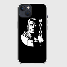 Чехол для iPhone 13 с принтом Бато в Тюмени,  |  | bato | batou | cyberpunk | future | ghost | kusanagi | motoko | shell | бато | будущее | девятый | доспехах | киберпанк | киборг | кусанаги | матоко | меха | мотоко | отдел | призрак | робот | футуристично