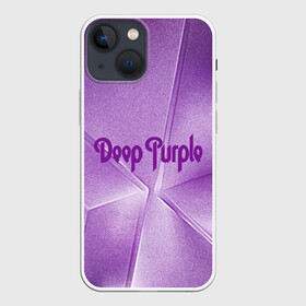 Чехол для iPhone 13 mini с принтом Deep Purple в Тюмени,  |  | deep | logo | purple | rock | whoosh | группа | знаменитости | лого | надпись | рок | текст