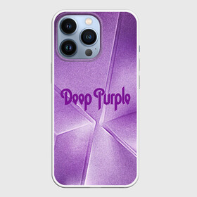 Чехол для iPhone 13 Pro с принтом Deep Purple в Тюмени,  |  | Тематика изображения на принте: deep | logo | purple | rock | whoosh | группа | знаменитости | лого | надпись | рок | текст