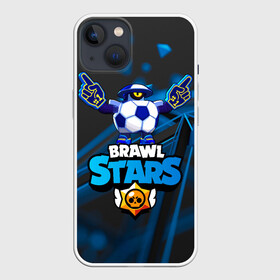 Чехол для iPhone 13 с принтом Mascot Darryl ТалисманMascot D в Тюмени,  |  | brawl | brawl stars | brawlstars | brawl_stars | jessie | mascot darryl | бравл | бравлстарс | дэрил | маскот | мяч | футбол | футбольный мяч