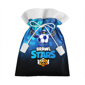 Подарочный 3D мешок с принтом Mascot Darryl Талисман в Тюмени, 100% полиэстер | Размер: 29*39 см | brawl | brawl stars | brawlstars | brawl_stars | jessie | mascot darryl | бравл | бравлстарс | дэрил | маскот | мяч | футбол | футбольный мяч