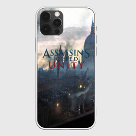 Чехол для iPhone 12 Pro Max с принтом Assassin’s Creed Unity в Тюмени, Силикон |  | Тематика изображения на принте: black flag | brotherhood | chronicles | creed | game | origins | revelations | rogue | syndicate | unity | valhalla | альтаир | ассасин | игры | кинжал | пираты