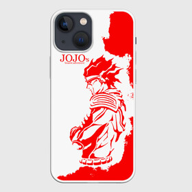 Чехол для iPhone 13 mini с принтом Хамон красный в Тюмени,  |  | anime | jojo | jojo’s bizarre adventure | аниме | анимэ | биззаре адвенчер | джо | джо джо | джоджо | джонатан джостар | дзёсукэ хигасиката | дзётаро кудзё | жожо | игги | кира | лого | манга | невероятные приключения