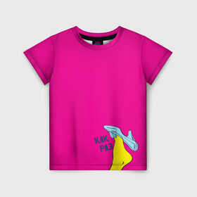 Детская футболка 3D с принтом Золушка в Тюмени, 100% гипоаллергенный полиэфир | прямой крой, круглый вырез горловины, длина до линии бедер, чуть спущенное плечо, ткань немного тянется | disney | princess | дисней | золушка | туфелька