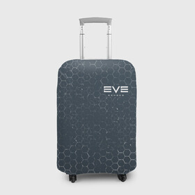 Чехол для чемодана 3D с принтом EVE ECHOES / ИВ ЭХО в Тюмени, 86% полиэфир, 14% спандекс | двустороннее нанесение принта, прорези для ручек и колес | echo | echoes | eve | game | games | logo | online | space | ев онлайн | ев эхо | еве | ив онлайн | ив эхо | игра | игры | космос | лого | логотип | логотипы | онлайн | символ | символы | эхо | эхос