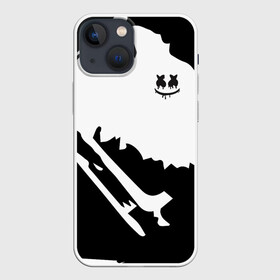 Чехол для iPhone 13 mini с принтом Marshmello в Тюмени,  |  | alone | beautiful | disc | dj | jockey | marshmallow | now | американский | диджей | дискотека | маршмэллоу | продюсер