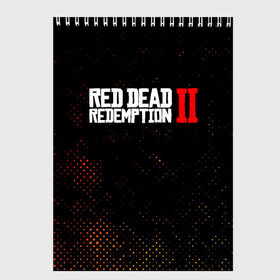 Скетчбук с принтом RED DEAD REDEMPTION 2 в Тюмени, 100% бумага
 | 48 листов, плотность листов — 100 г/м2, плотность картонной обложки — 250 г/м2. Листы скреплены сверху удобной пружинной спиралью | dead | game | games | logo | rdr | rdr2 | red | red dead redemption 2 | redemption | дед | игра | игры | лого | логотип | логотипы | рдр | рдр2 | ред | редемпшен | редемпшн | символ | символы