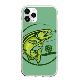 Чехол для iPhone 11 Pro Max матовый с принтом Large fish в Тюмени, Силикон |  | океан | рыбалка | рыбы | спининг