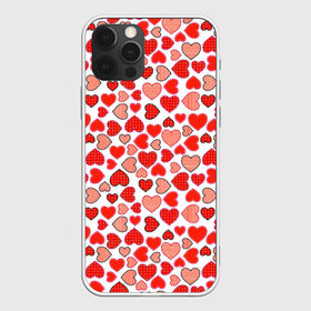 Чехол для iPhone 12 Pro Max с принтом Сердечки паттерн в Тюмени, Силикон |  | cute | love is | valentines day | you | алые | валентина | влюбленные | девушке | день рождения | дружба | жена | лучшая | любимая | люблю | любовь | мама | марта | милые | нежные | подарок | свадьба | серде | сердца