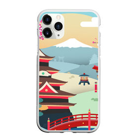 Чехол для iPhone 11 Pro Max матовый с принтом Tokyo в Тюмени, Силикон |  | Тематика изображения на принте: горы | остров | сакура | токио | япония